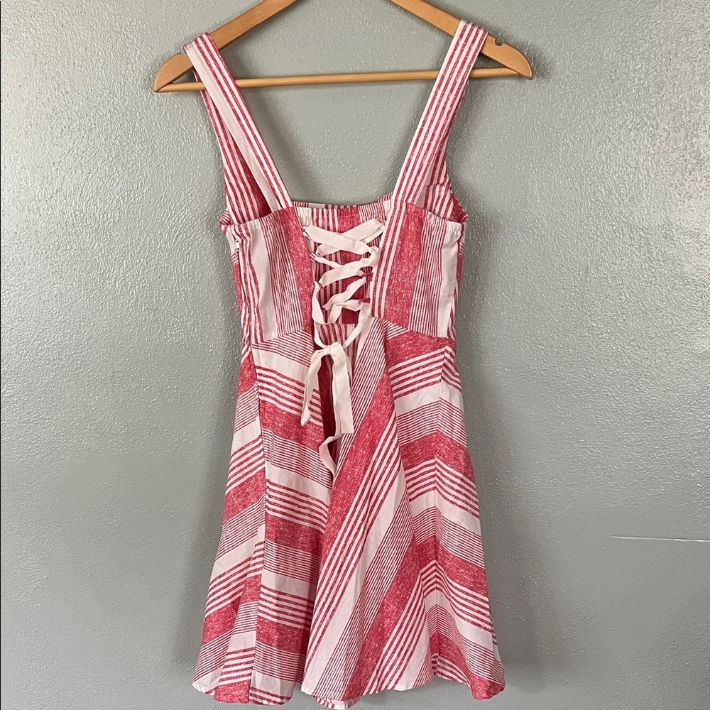 Bailey Blue Red and White Striped Dress - Picture 3 of 12